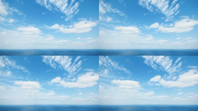 大海和天空碧海蓝天大海天空白云海洋