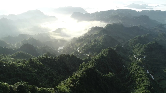 【4K】重庆酉阳航拍运镜大气震撼素材