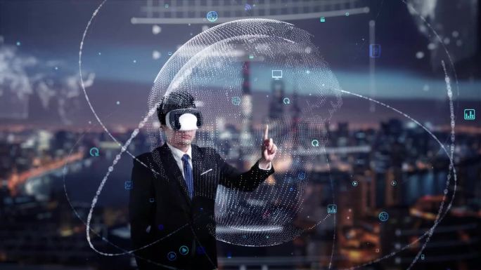 【含成片】VR虚拟现实触控AE模板