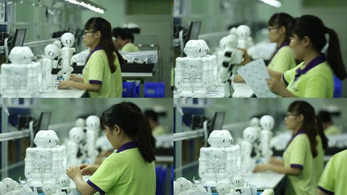机器人生产车间工厂