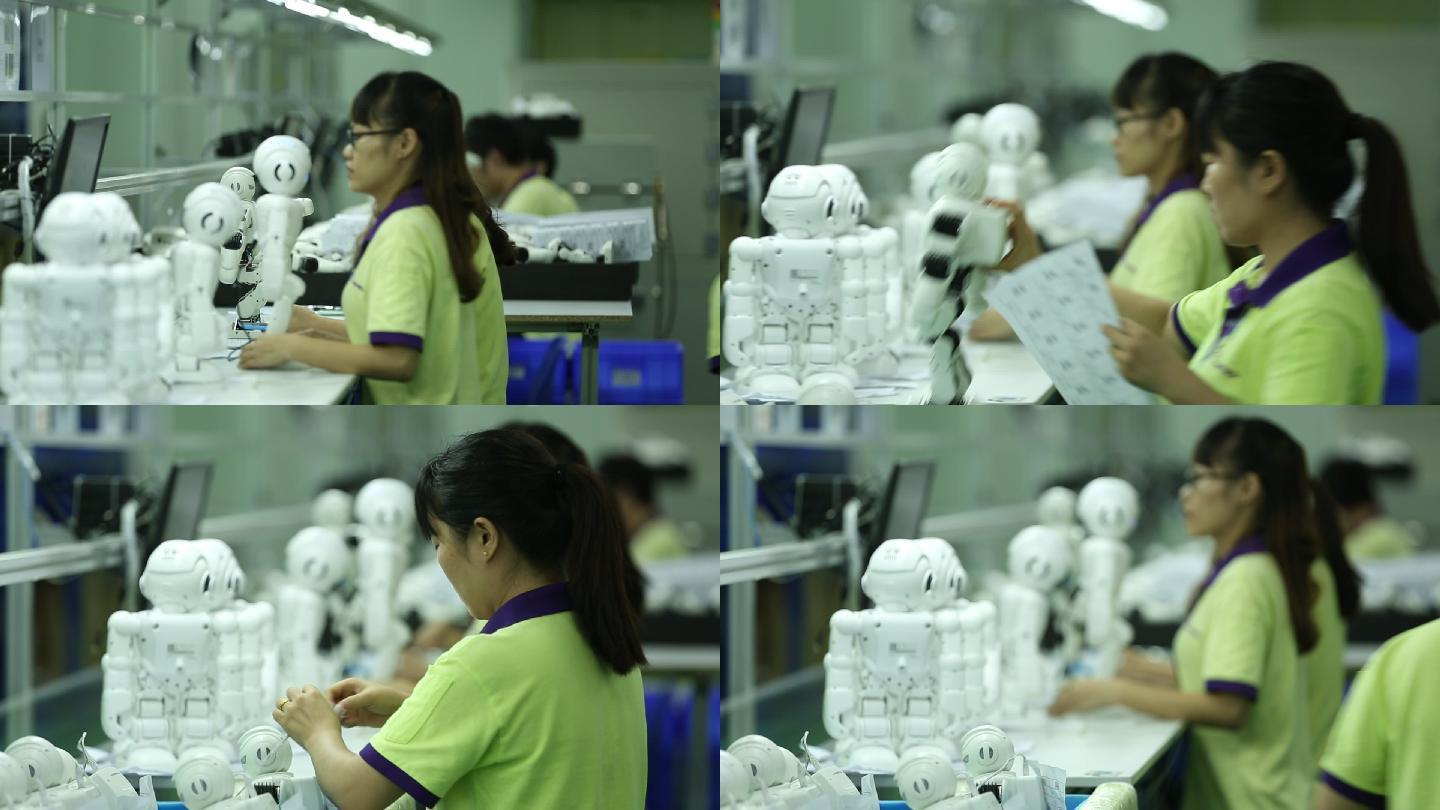 机器人生产车间工厂