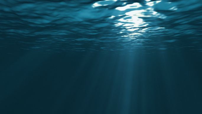 水下慢动作动画大海深海场景舞台