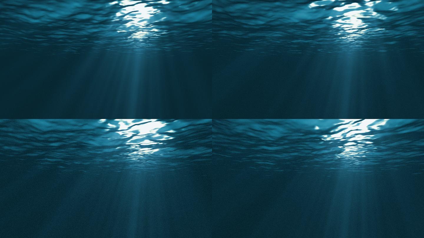 水下慢动作动画大海深海场景舞台