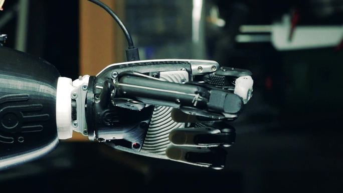 机械手臂机械手臂手指神经感应人工智能AI