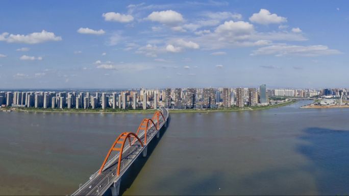最广的航拍全景福元桥