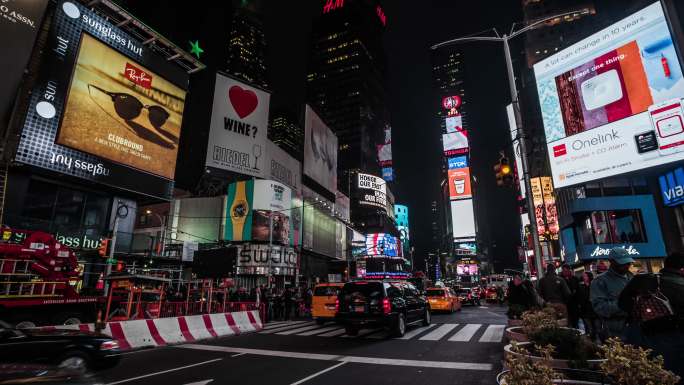 纽约时代广场的交通
