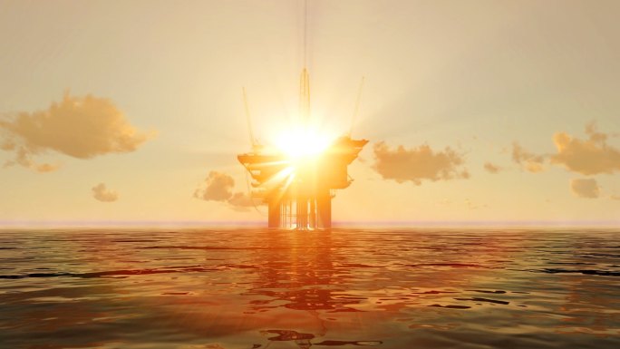 海上油井石油能源开采