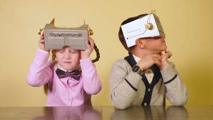 自制的虚拟现实眼罩盒