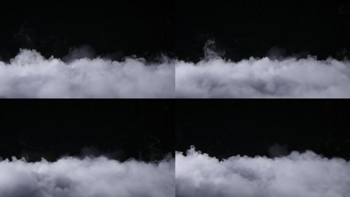 烟云雾云带透明通道雾
