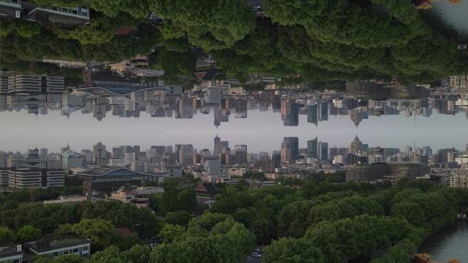 【4k原创】杭州西湖区城市艺术镜像4