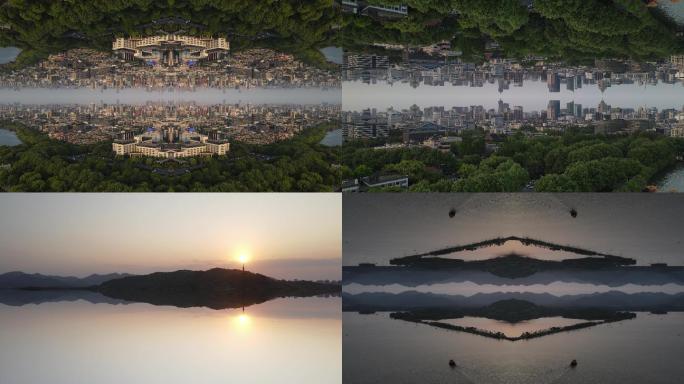 【4k原创】杭州西湖区城市艺术镜像4