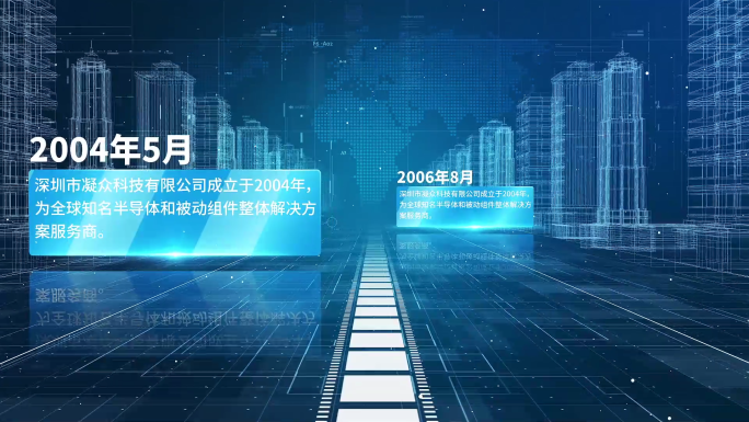 蓝色城市科技时间线339