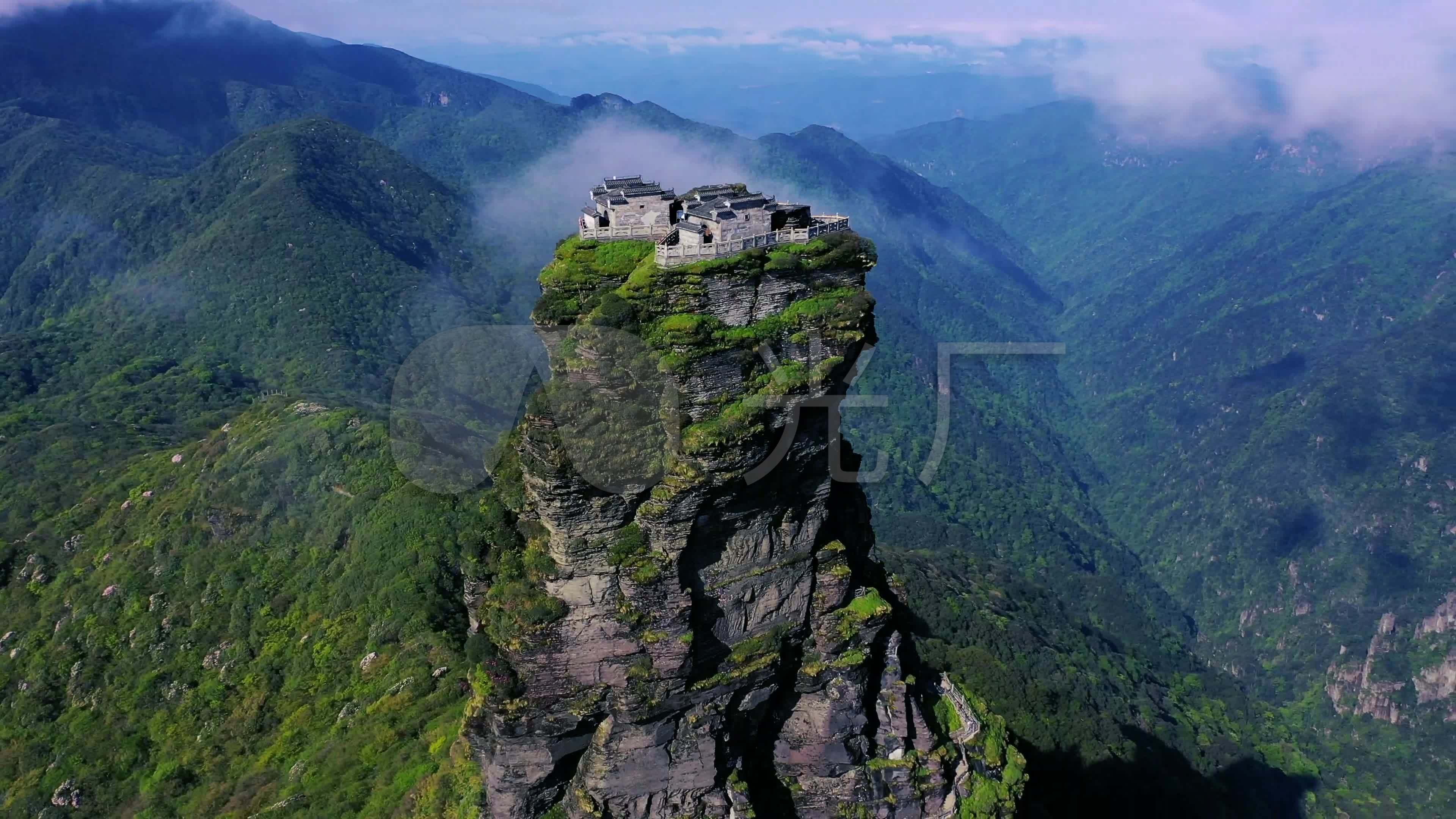 多彩贵州行——天空之城梵净山的蘑菇石 - 知乎