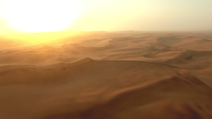 纳米比亚沙漠无边无际的沙丘
