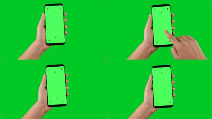 使用智能手机绿屏绿幕抠像通道界面交互