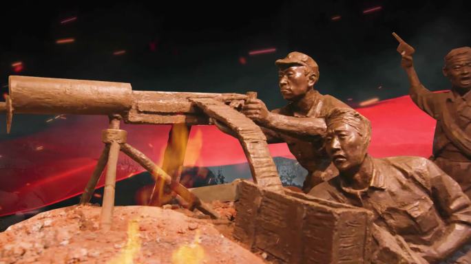 超赞战场湘江战役新圩战役工农红军大屏幕