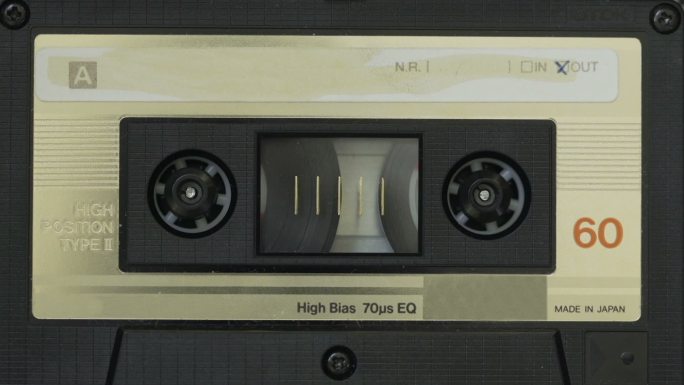 盒式磁带老设备老旧音乐播放