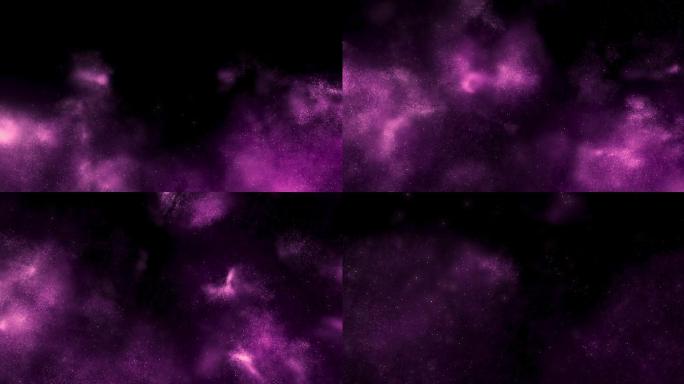 新兴粒子云（紫色）
