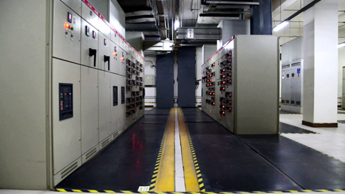 实拍配电供电系统