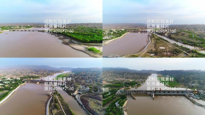 吴忠，青铜峡水利枢纽大坝，4K