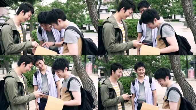 使用智能手机和数字平板电脑的学生