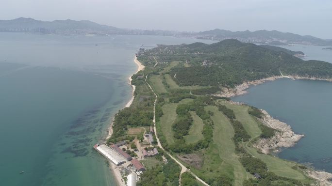 4K-航拍威海刘公岛-原素材