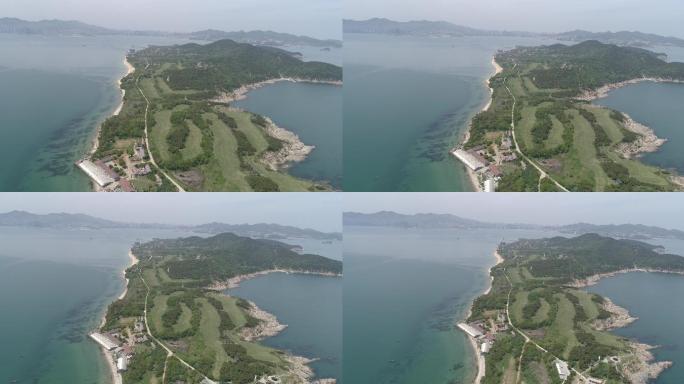 4K-航拍威海刘公岛-原素材