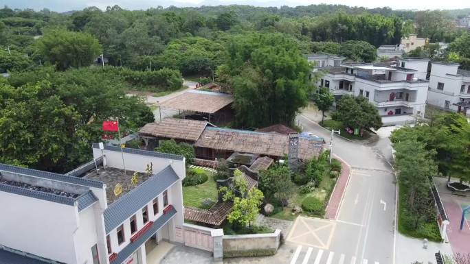 广州西塘村航拍