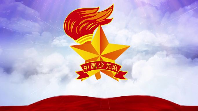 中国少先队旗背景1