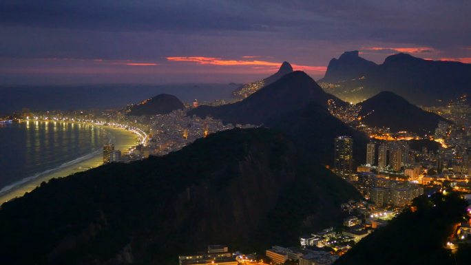 巴西里约热内卢的全景照片