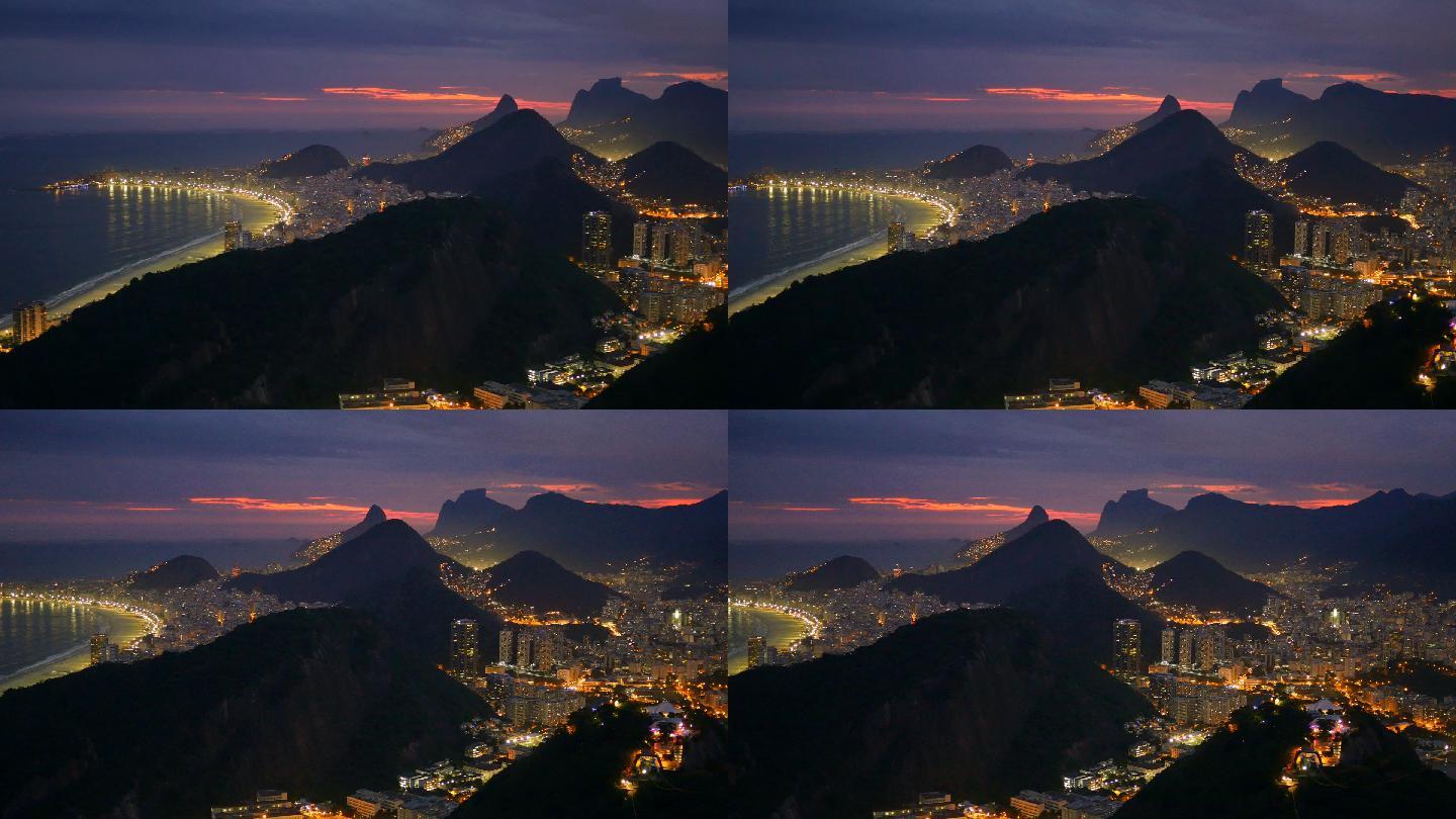 巴西里约热内卢的全景照片