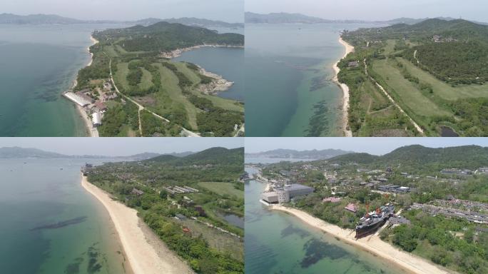 4K-航拍刘公岛景区-超长素材