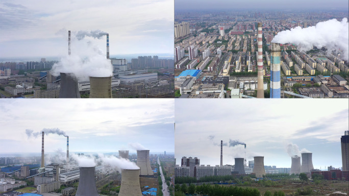 【4K】城市工厂排放