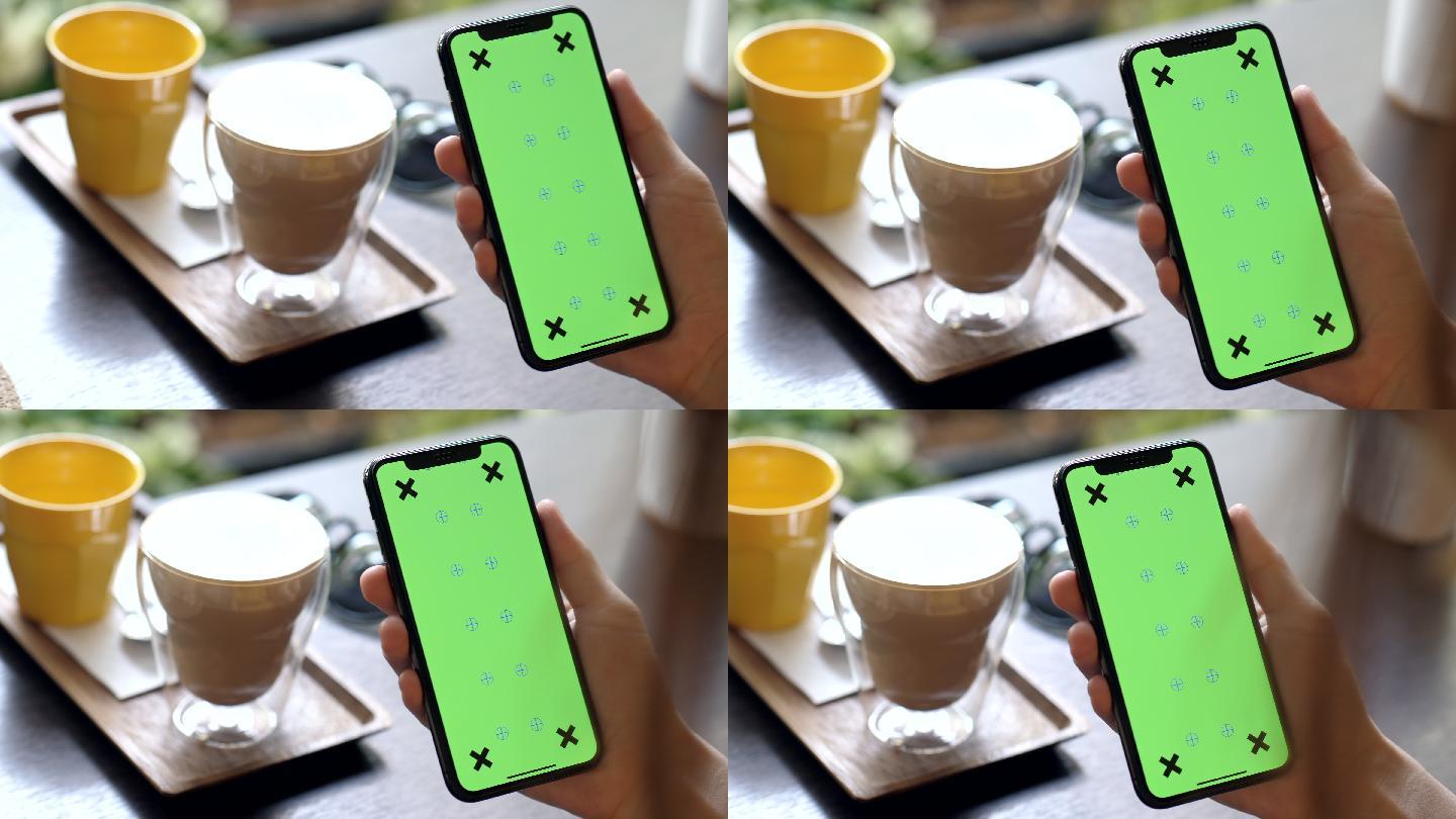 使用绿屏手机手机绿屏抠像跟踪手机合成特效