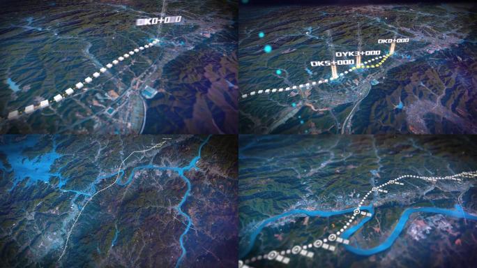 震撼科技铁路大桥谷歌地图区位