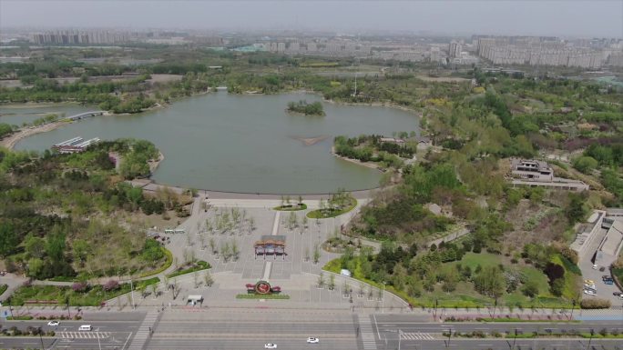 北京南海子公园航拍空景1