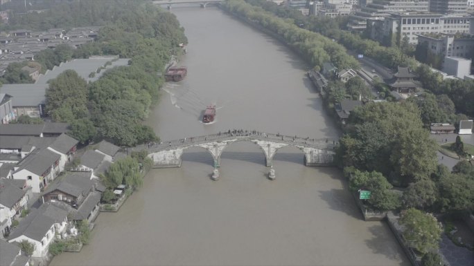 杭州拱宸桥桥西历史街区运河广场