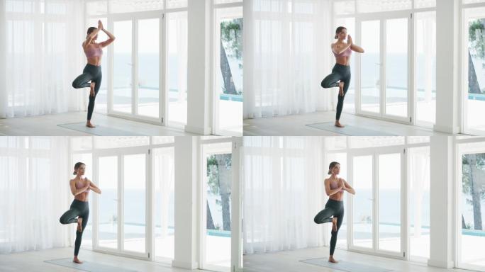 瑜伽锻炼生活地产房地产广告素材