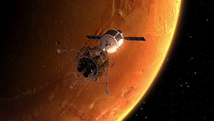 绕火星运行的空间站
