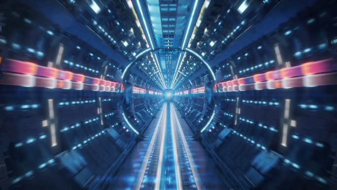 高科技三维穿梭通道 C4D/AE/视频