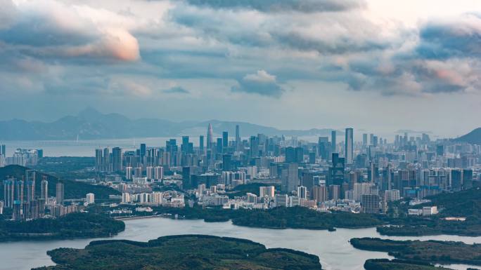 深圳南山区后海延时视频