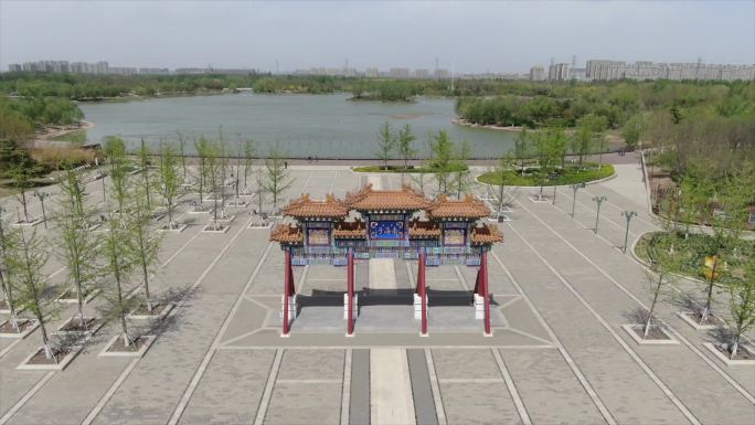 北京南海子公园航拍空景2