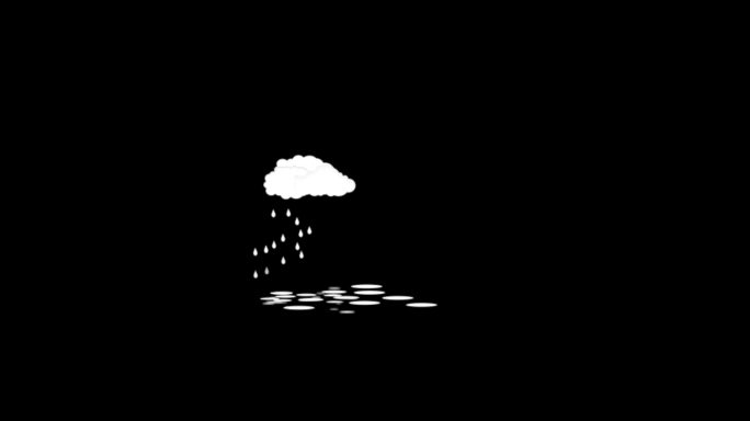 卡通下雨MG动画