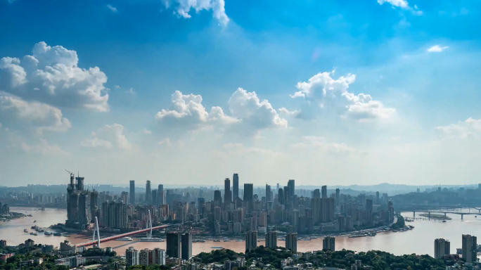 中国城市延时经济发达中国桥梁桥路桥建设
