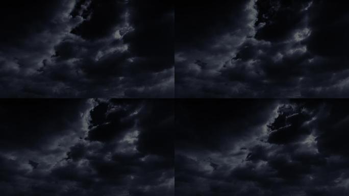 【HD天空】雷雨天空阴云深夜乌云暗黑魔幻