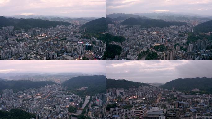 贵州遵义红花岗区城市大景