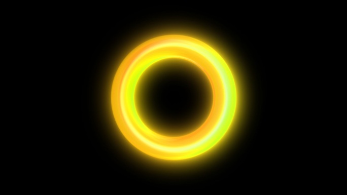 循环带通道黄色光环