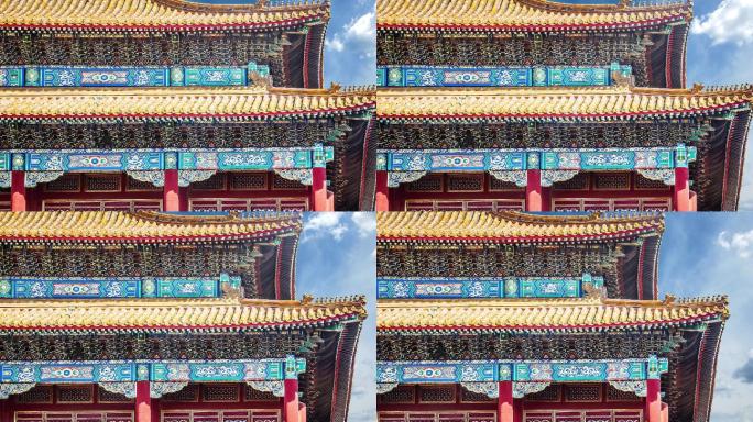 故宫太和殿古建筑延时