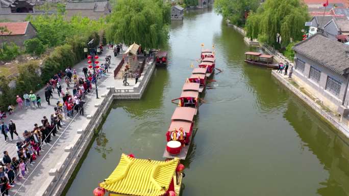 大运河上南阳古镇全貌及传统习俗风貌