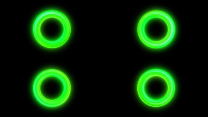 循环带通道绿色光环
